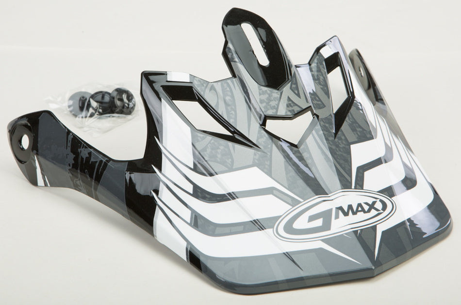 GMAX Gm-46x-1 Shredder Visor Black/Silver Md-3x G046006