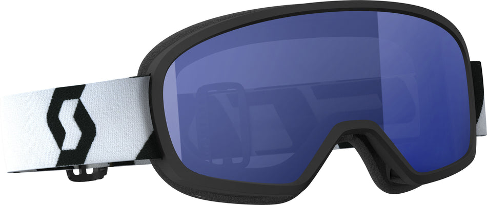 SCOTT Goggle Buzz Pro Snow Black/White W/Sky Blue Lens 262588-1007030
