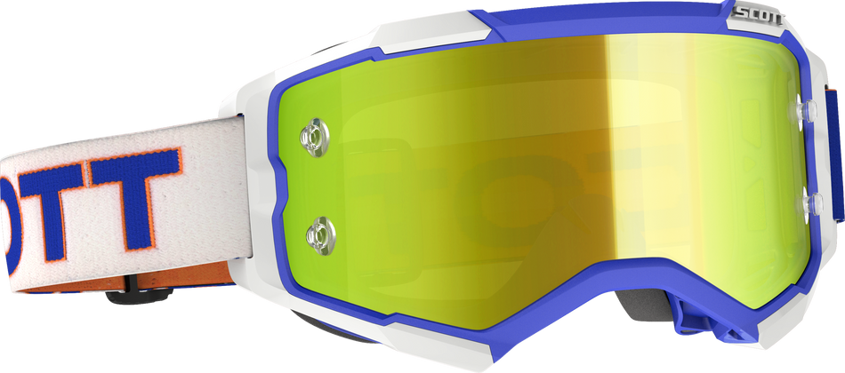 SCOTT Fury Goggle Retro White/Blue Yellow Chrome Works 272828-1029289