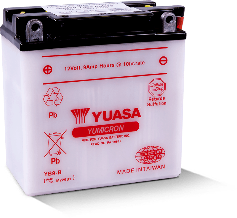 Yuasa YB9-B Yumicron 12 Volt Battery
