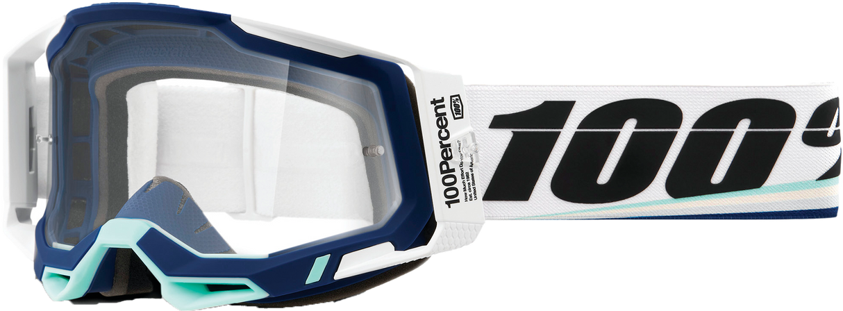 100% Racecraft 2 Goggle Arsham Clear Lens 50009-00011