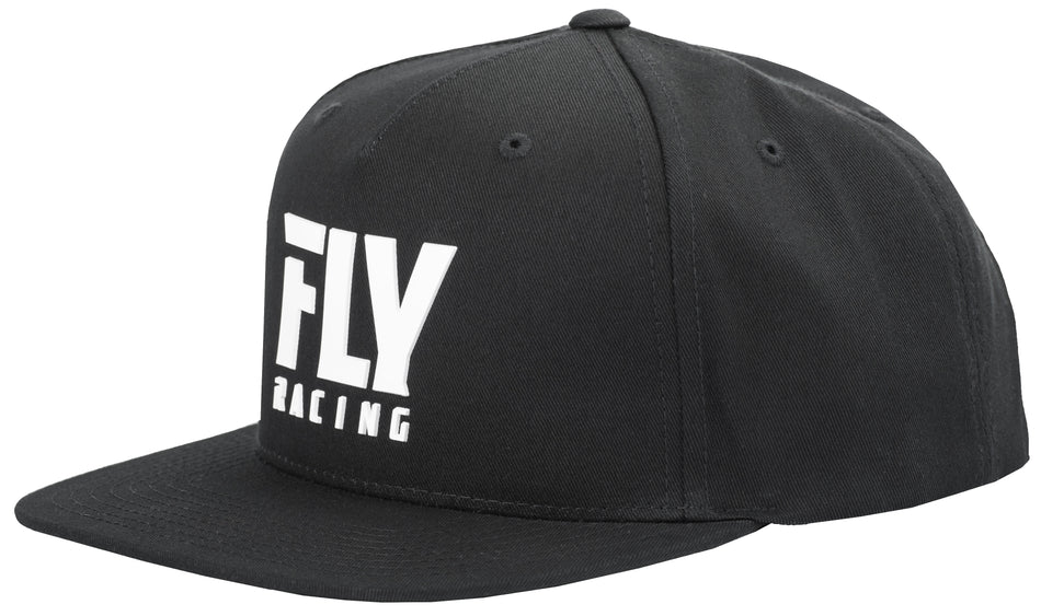 FLY RACING Fly Logo Hat Black Adult 351-0860