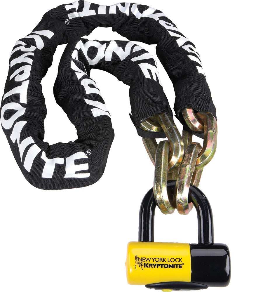 KRYPTONITENy Faghettaboudit Chain/Disc Lock 5ft Black/Yellow999492