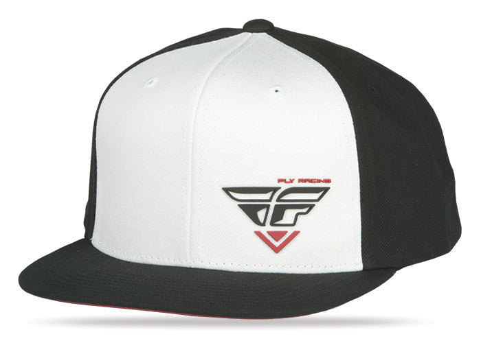 FLY RACING Fly Choice Hat Black/White 351-0540