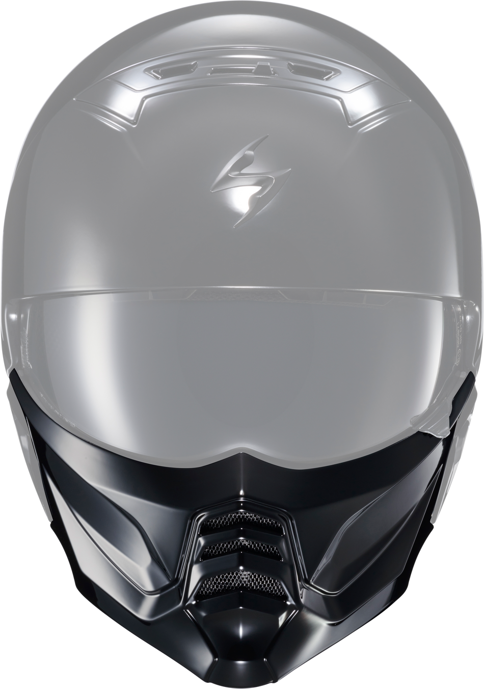 SCORPION EXO Covert 2 Face Mask Gloss Black Xl-3x 52-CV2-02