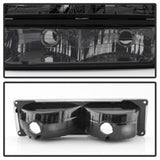 Xtune Chevy Suburban 94-98 Headlights w/ Corner & Parking Lights 8pcs Smoked HD-JH-CCK88-AM-SM-SET 5072238