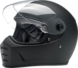 BILTWELL Lane Splitter Helmet - Flat Black - Small 1004-201-102