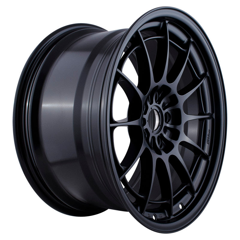 Enkei NT03+M 18x9.5 5x114.3 40mm Offset 72.6mm Bore Black Wheel G35/350Z *MOQ 40 Wheels* 3658956540BK