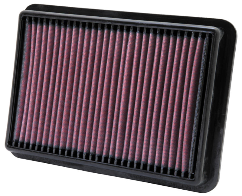 K&N 05-11 Nissan Navara 2.5L L4 10.5in OS Length/7.438in OS Width/1.438in H Replacement Air Filter 33-2980