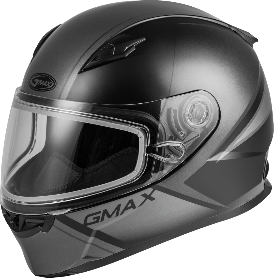 GMAX Ff-49s Full-Face Hail Snow Helmet Matte Black/Grey 3x G2495509