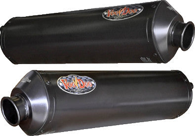 VOODOO Performance Slip-On Suz Black Mufflers Only Hayabusa VPEBUSAJ9B