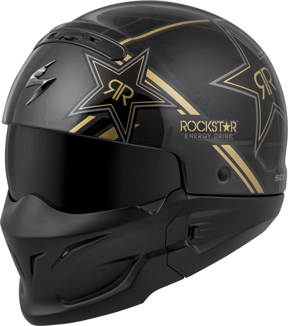 SCORPION EXO Covert Open-Face Helmet Rockstar 3x COV-1208