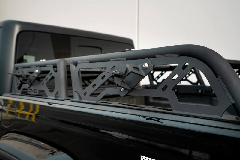 DV8 Offroad 20-22 Jeep Gladiator JT / 05-21 Toyota Tacoma Overland Bed Rack - 2pc. Adjustable RRUN-01