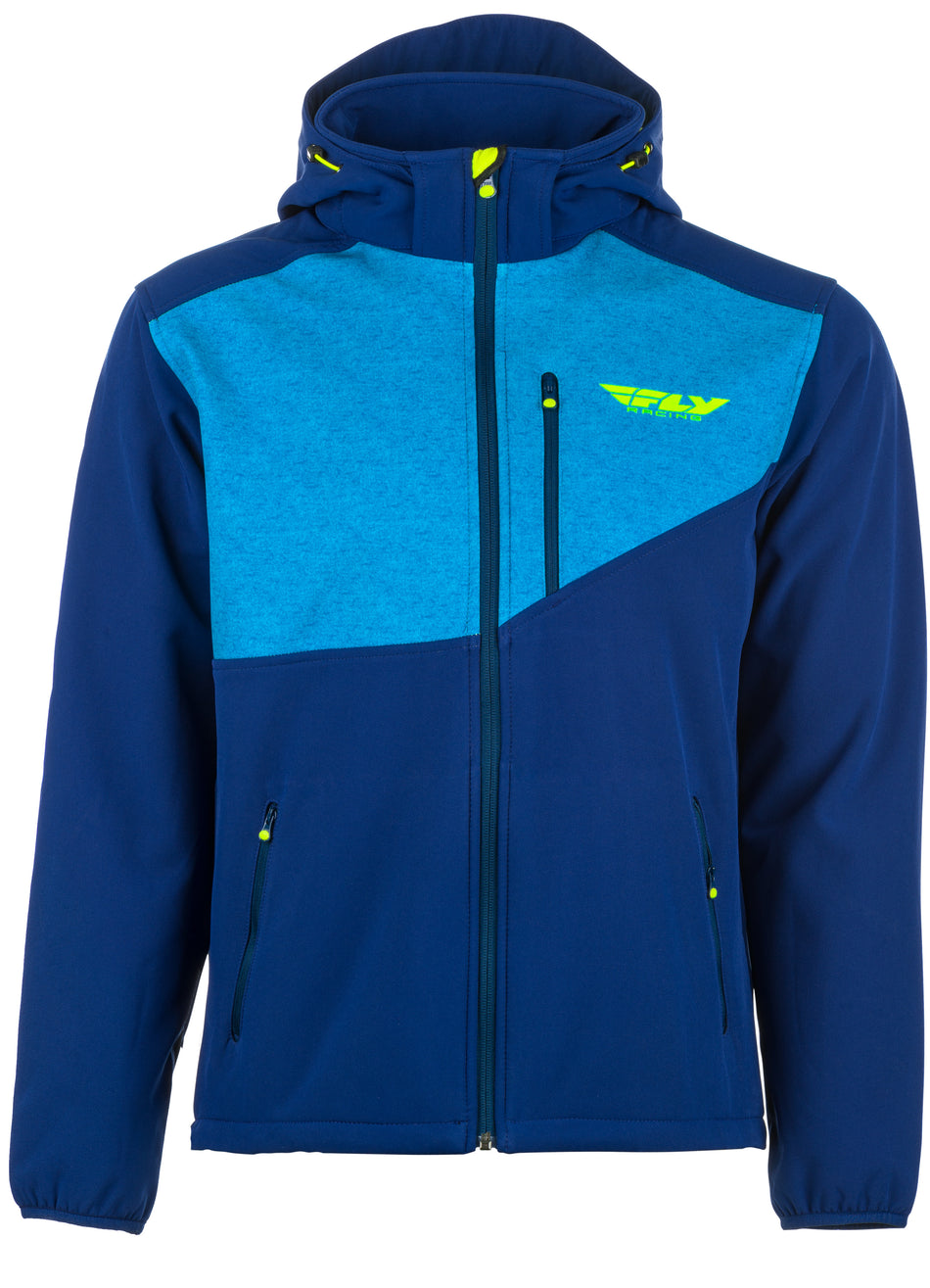 FLY RACING Fly Checkpoint Jacket Blue/Hi-Vis Sm 354-6381S