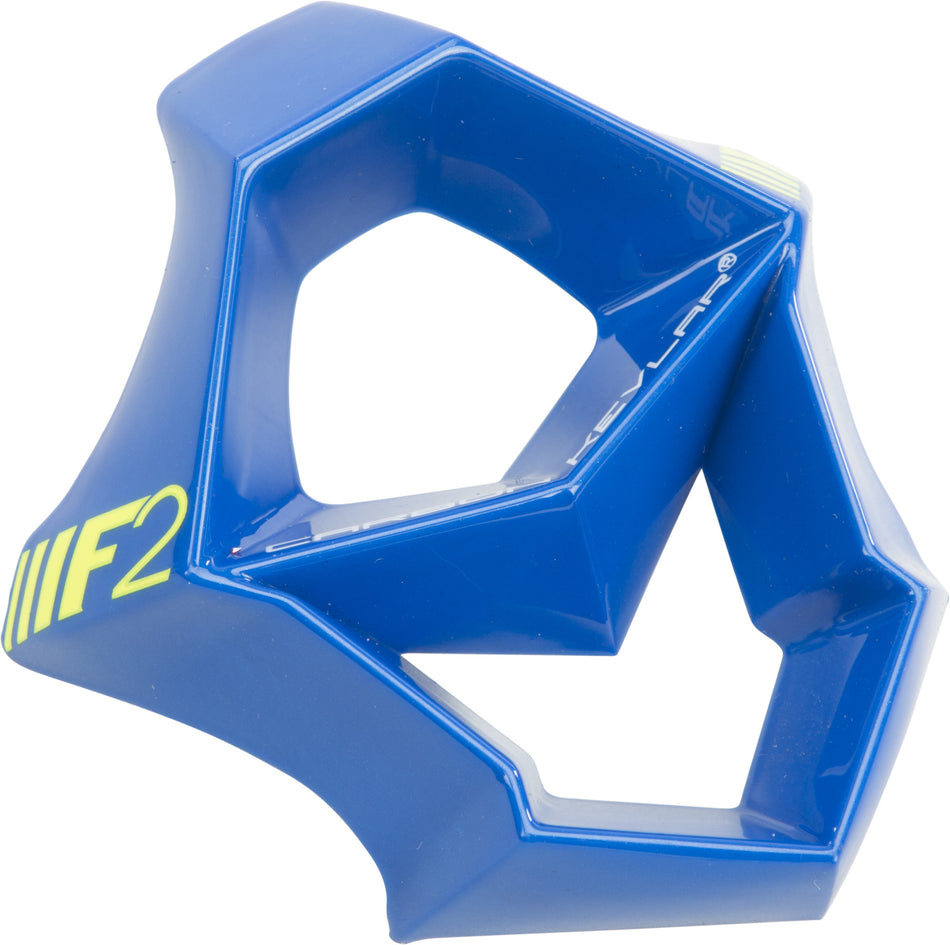 FLY RACING Hmk F2 Replacement Mouthpiece Blue/Hi-Vis 73-48407