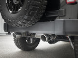 aFe Rebel Series 2.5in 409 SS Axle-Back Exhaust w/Polished Tips 07+ Jeep Wrangler (JK) V6 3.6L/3.8L 49-48061-P