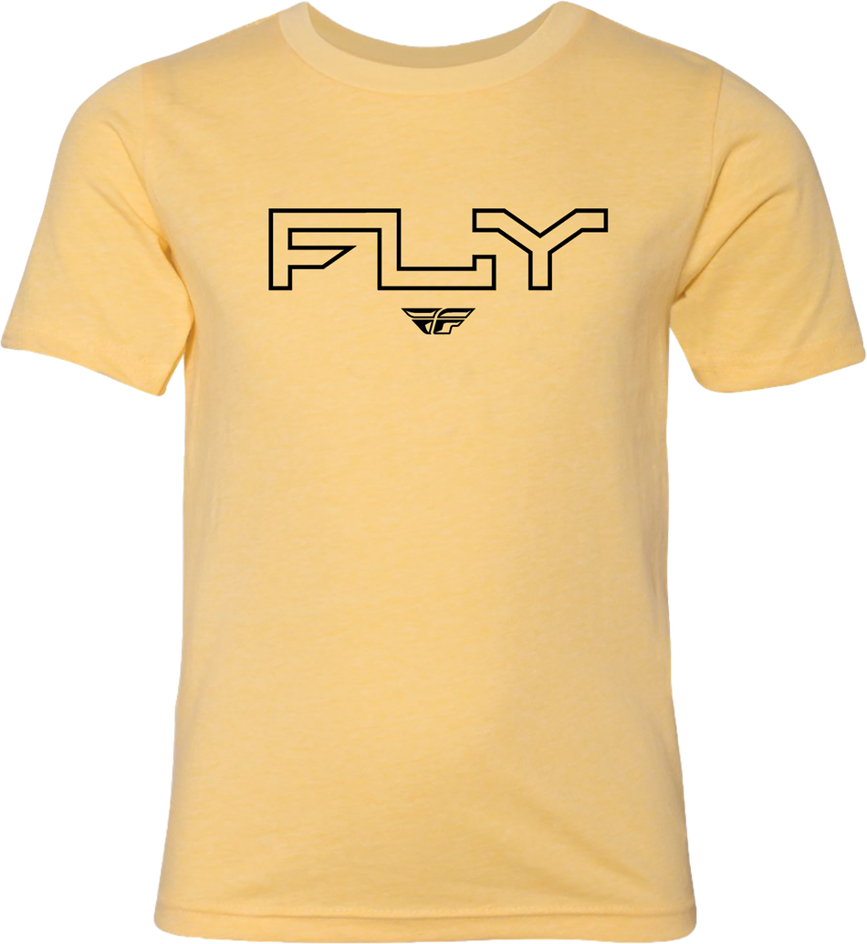 FLY RACING Youth Fly Edge Tee Banana Ym 354-0311YM