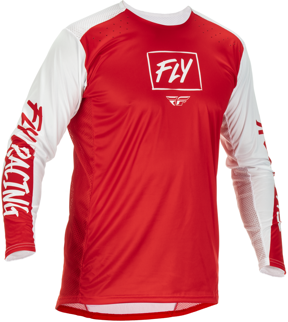 FLY RACING Lite Jersey Red/White Md 375-722M