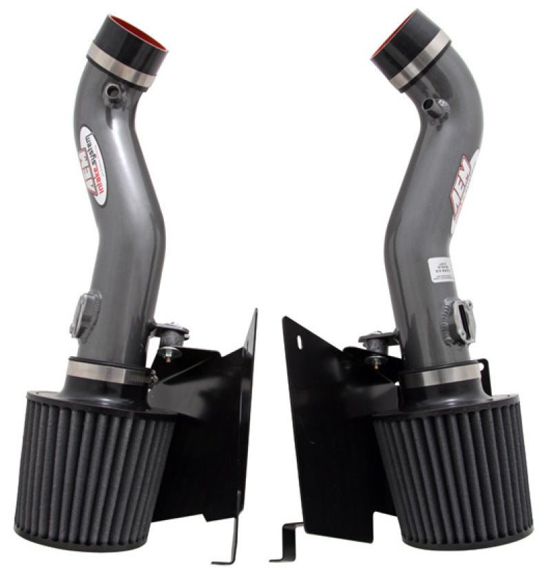 AEM 07 350z Silver Dual Inlet Cold Air Intakes w/ Heat Sheilds 21-677C