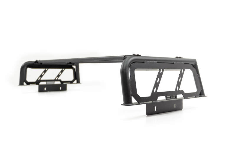 DV8 Offroad 07-23 Toyota Tundra / 09-23 Ford F150 Raptor MTO Series Bed Rack -  2pc Adj. RRUN-03