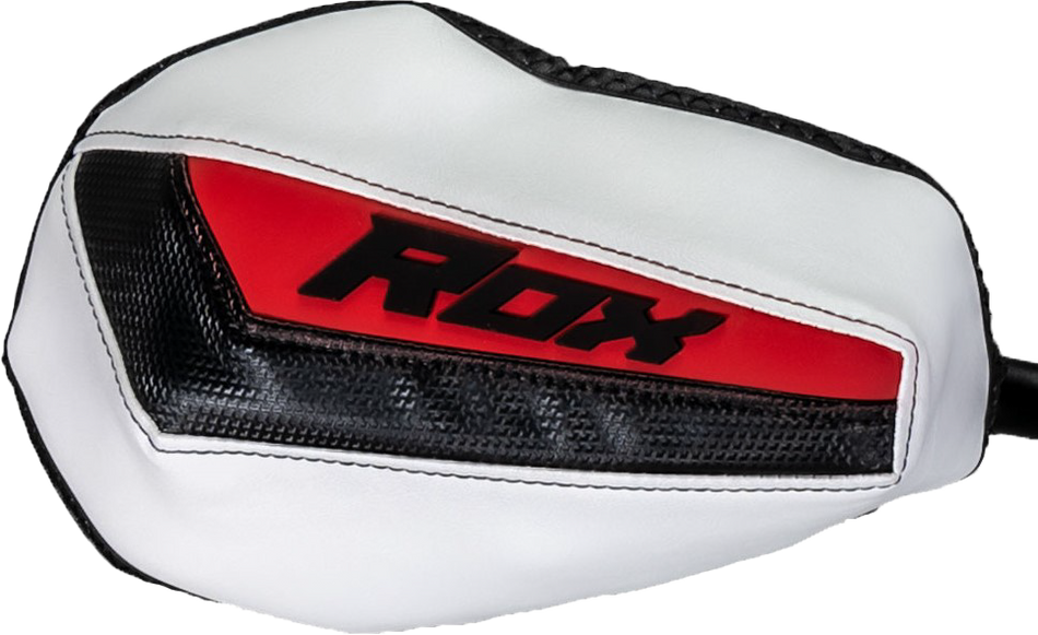 ROX Gen 3 Flex-Tec Handguards Wht/Blk/Red FT3-HG-BWR