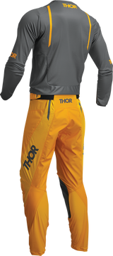 THOR Pulse Mono Jersey - Gray/Yellow - Large 2910-7105