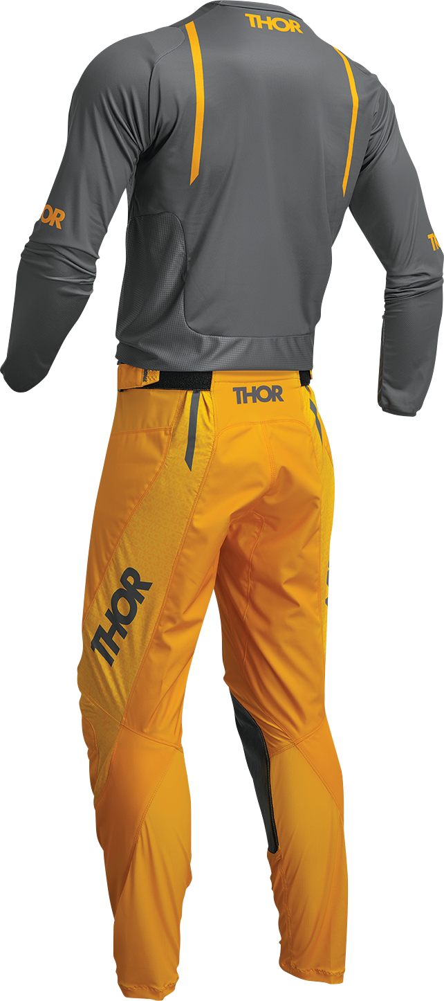 THOR Pulse Mono Jersey - Gray/Yellow - Medium 2910-7104