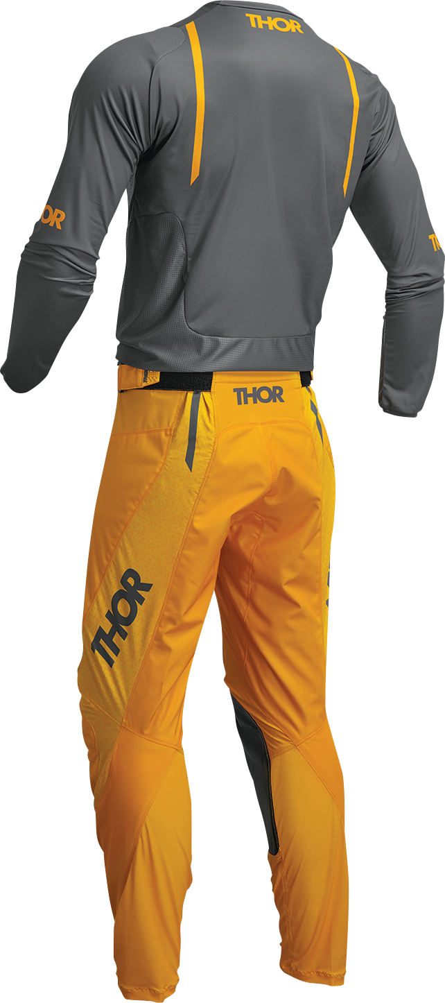 THOR Pulse Mono Jersey - Gray/Yellow - Small 2910-7103