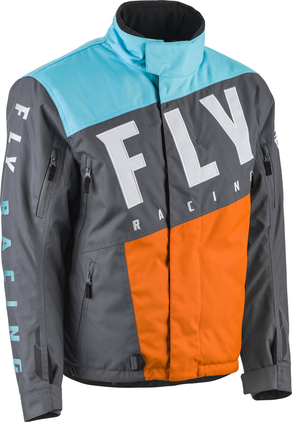 FLY RACING Snx Pro Jacket Orange/Light Blue/Black Md 470-4114M