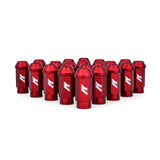 Mishimoto Aluminum Locking Lug Nuts M12x1.5 20pc Set Red MMLG-15-20LRD