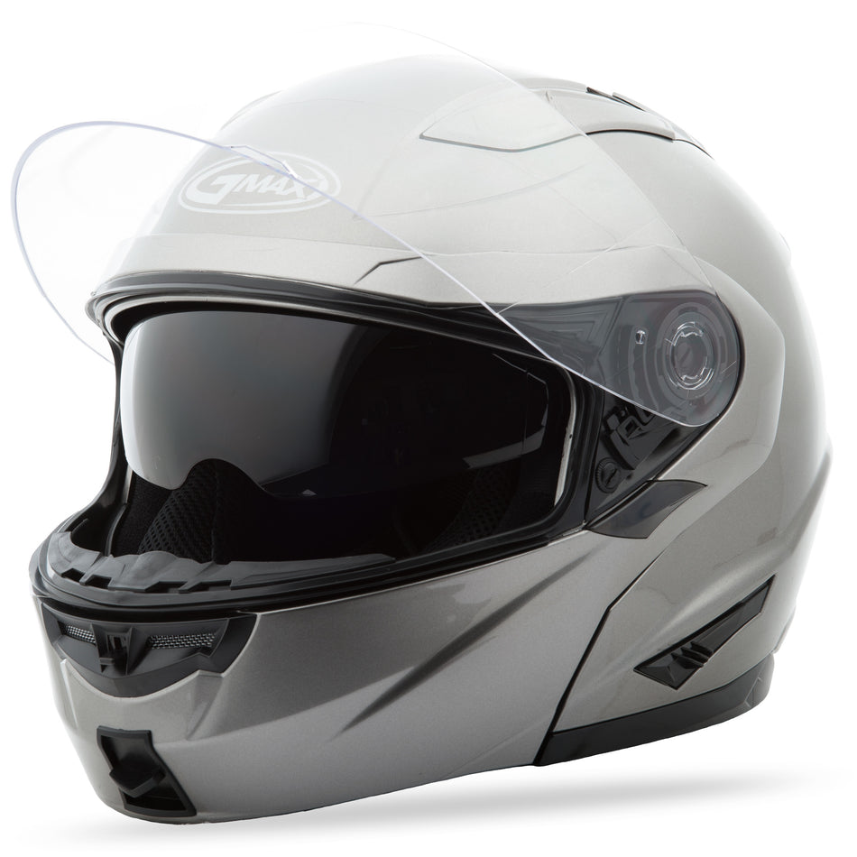 GMAX Gm-64 Modular Helmet Titanium Lg G1640476
