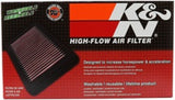 K&N 05-11 Nissan Navara 2.5L L4 10.5in OS Length/7.438in OS Width/1.438in H Replacement Air Filter 33-2980