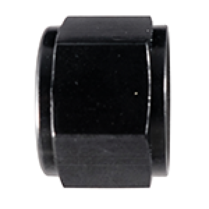 Fragola -6AN Aluminum Flare Cap - Black 492906-BL