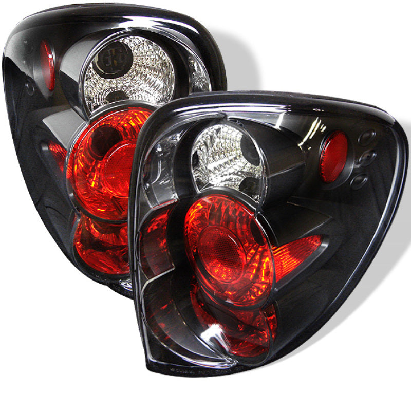 Spyder Dodge Caravan/Grand Caravan 01-07 Euro Style Tail Lights Black ALT-YD-DC01-BK 5002211