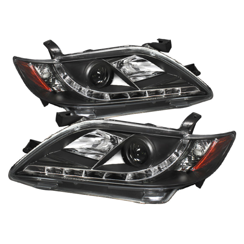 Spyder Toyota Camry 07-09 Projector Headlights DRL Black High H1 Low H7 PRO-YD-TCAM07-DRL-BK 5039422