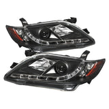 Spyder Toyota Camry 07-09 Projector Headlights DRL Black High H1 Low H7 PRO-YD-TCAM07-DRL-BK 5039422