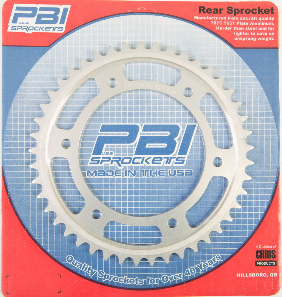 PBIRear Sprocket Aluminum 45t-525 Hon3090-45-4