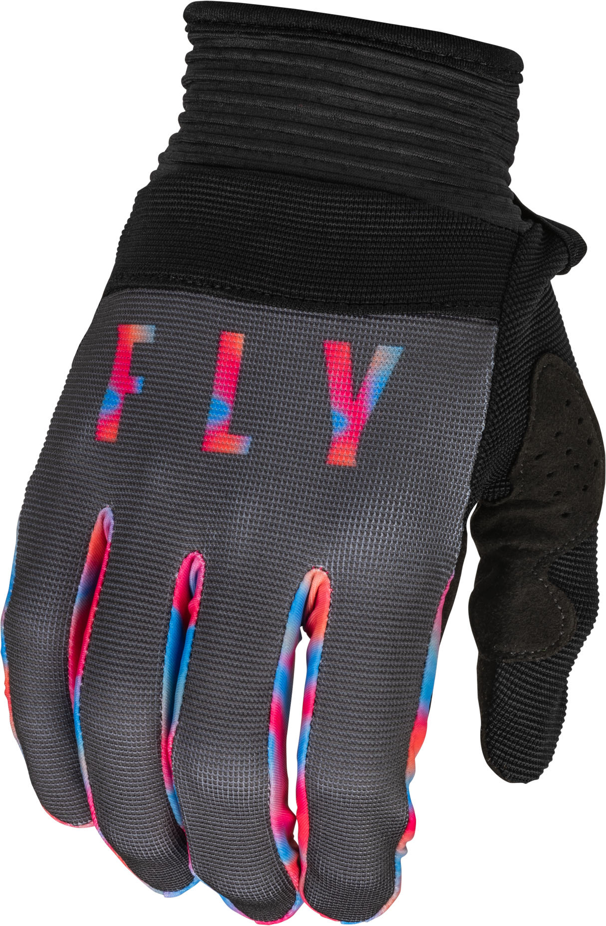 FLY RACING F-16 Gloves Grey/Pink/Blue Md 376-811M