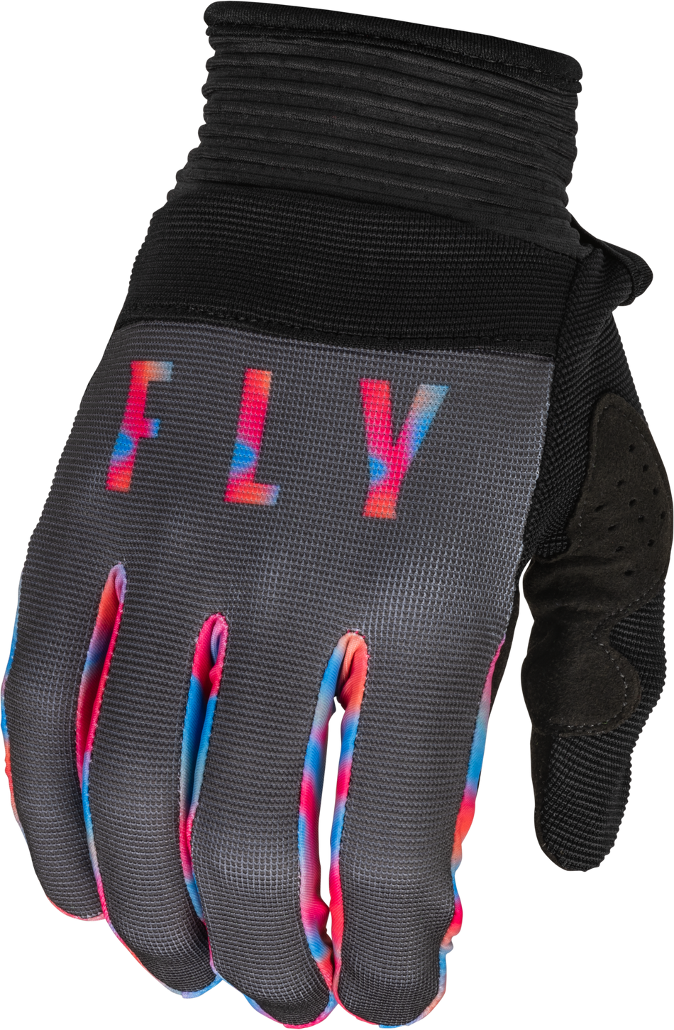 FLY RACING Youth F-16 Gloves Grey/Pink/Blue Ym 376-811YM
