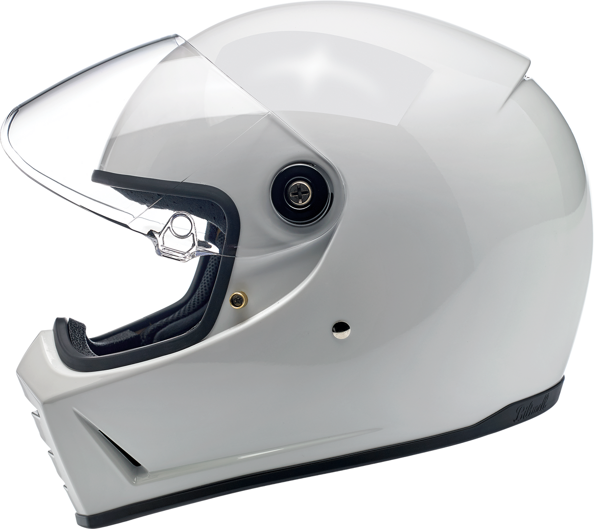 BILTWELL Lane Splitter Helmet - Gloss White - Medium 1004-104-103