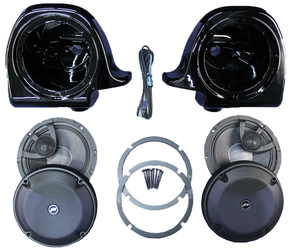 J&MRokker Speaker Kit Xrp Series 6.58 Lower Fairing 06-13HL13-6582TW-XRP