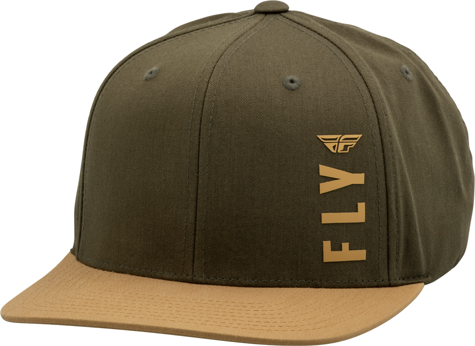 FLY RACING Fly Vibe Hat Olive Green/Mustard 351-0037