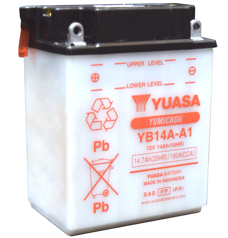 Yuasa YB14A-A1 Yumicron CX 12 Volt Battery