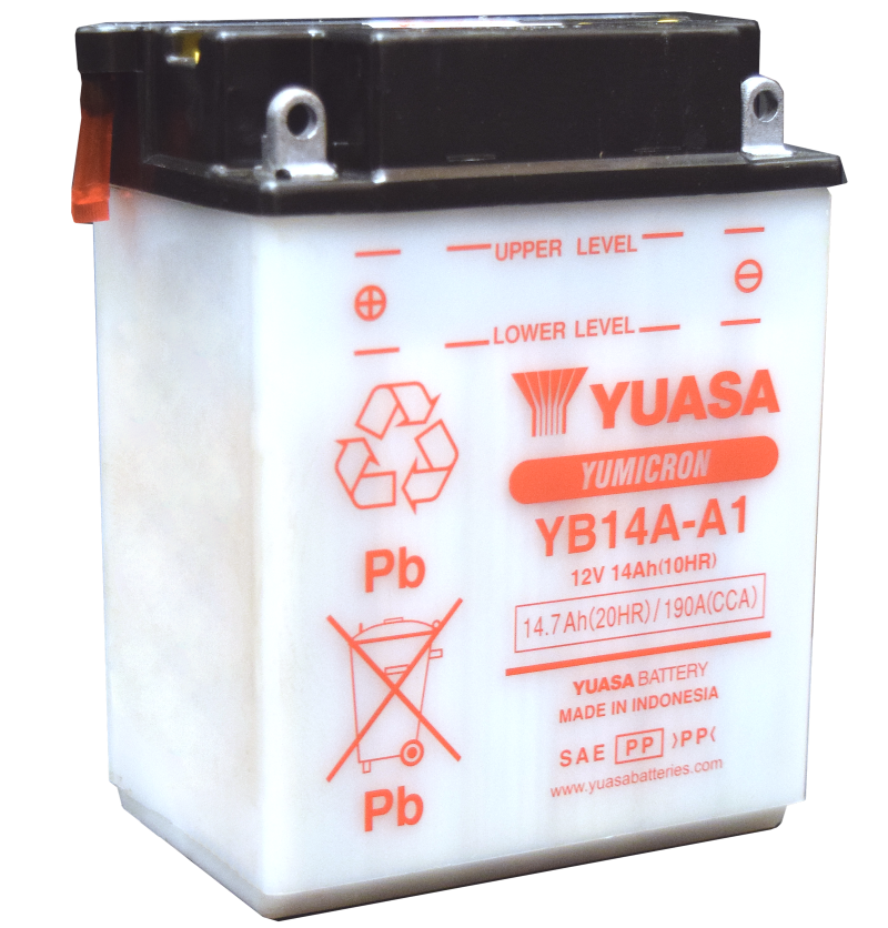 Yuasa YB14A-A1 Yumicron CX 12 Volt Battery YUAM224A1IND