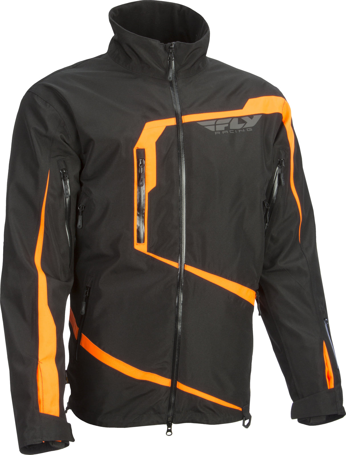 FLY RACING Carbon Jacket Black/Orange 2x #6152 470-40382X