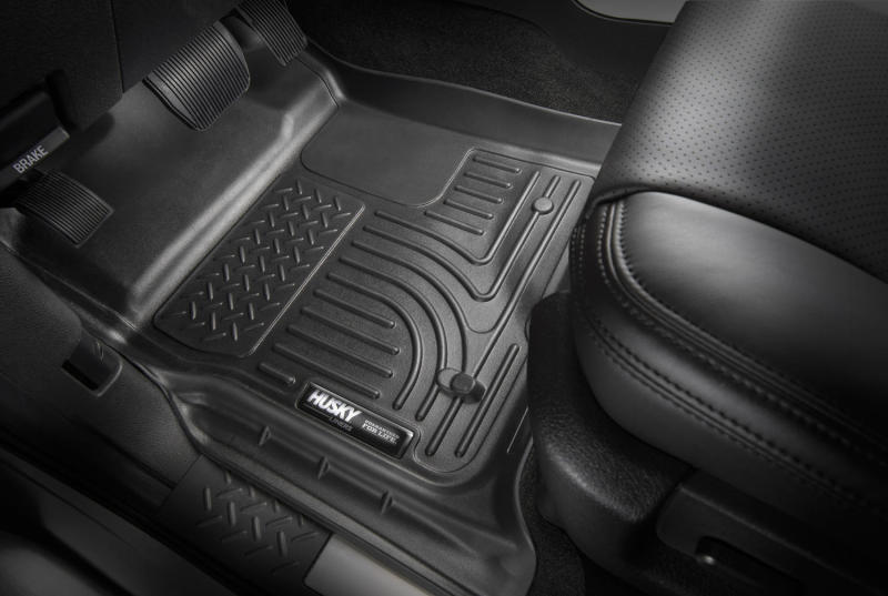 Husky Liners 13-15 Hyundai Sante Fe Sport/Sport 2.0T WeatherBeater Front Row Black Floor Liners 13851