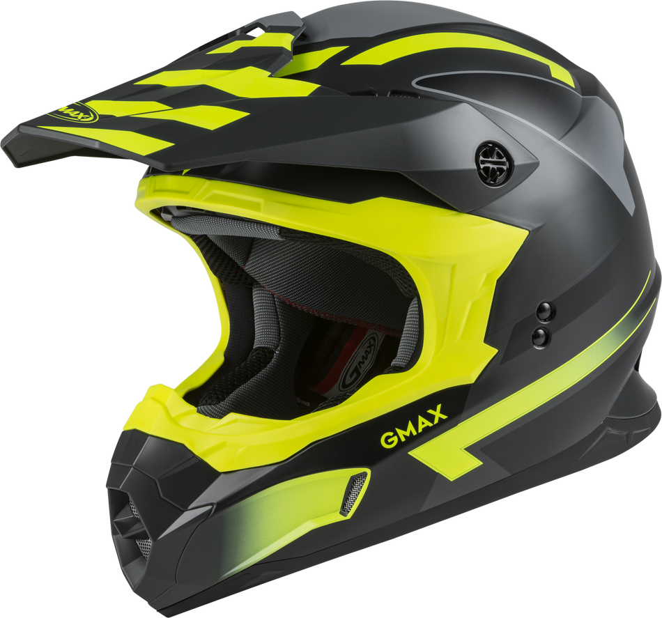 GMAX Mx-86 Off-Road Fame Helmet Matte Dark Grey/Hi-Vis 3x D3864339