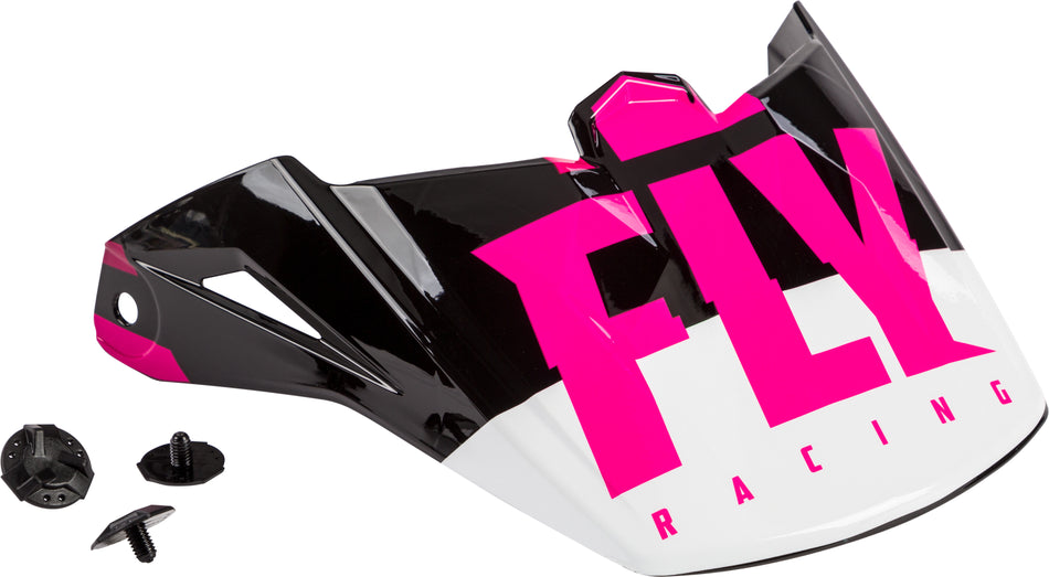 FLY RACING Kinetic Thrive Helmet Visor Pink/Black/White 73-88182