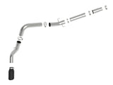 aFe ATLAS Sistema de escape de acero de alumbre con respaldo DPF de 5 pulgadas con punta negra 19-20 camionetas diésel Ram L6-6.7L (td)