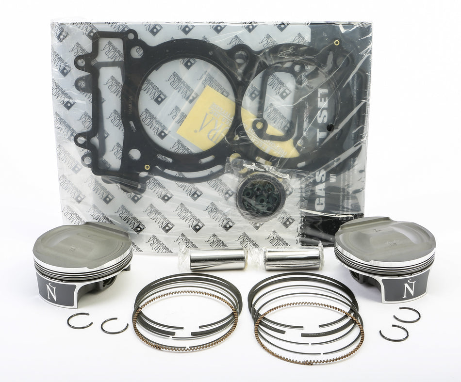 NAMURATop End Kit Twin Cylinder 92.96/+0.01 10.6:1 PolNA-50090-BK